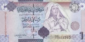 Libyen / Libya P.71 1 Dinar (2009) (1) 