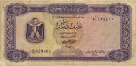 Libyen / Libya P.34 1/2 Dinar (1972) (4) 