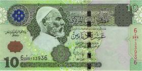 Libyen / Libya P.70b 10 Dinars (2004) (1) 