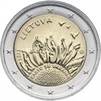 Litauen 2 Euro 2023 Zusammen mit der Ukraine 