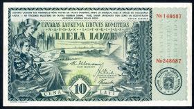 Lettland / Latvia Lotterie 10 Lati Riga 1937 (1/1-) 