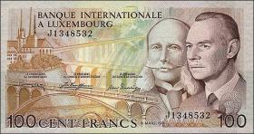 Luxemburg / Luxembourg P.14A 100 Francs 1981 (1) 