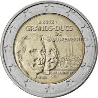 Luxemburg 2 Euro 2012 Wilhelm IV. 