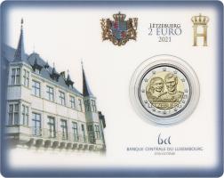 Luxemburg 2 Euro 2021 40. Hochzeitstag des großherzoglichen Paares Coincard 