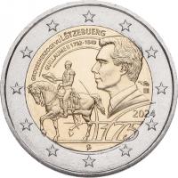 Luxemburg 2 Euro 2024 175. Todestag Großherzog Guillaume II. 