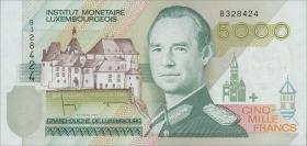 Luxemburg / Luxembourg P.60b 5000 Francs 1996 (1) 