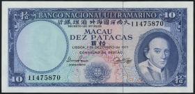 Macau / Macao P.055 10 Patacas 1977 (1) 