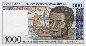 Madagaskar P.76b 1000 Francs (1994) (1) 