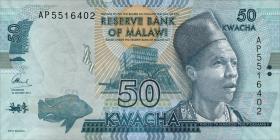 Malawi P.64a 50 Kwacha 2014 (1) 