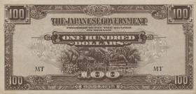 Malaya-Jap.Besetzung P.M 08b 100 Dollars (1944) (1) 