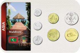 Kursmünzensatz Malediven 