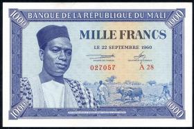 Mali P.04 1000 Francs 1960 (1) 
