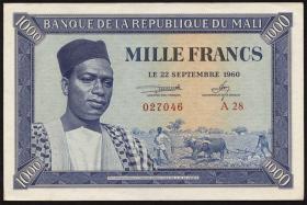 Mali P.04 1000 Francs 1960 (1/1-) 