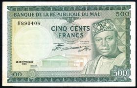Mali P.08 500 Francs 1960 (3) 