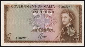 Malta P.26 1 Pound (1963) (1/1-) 