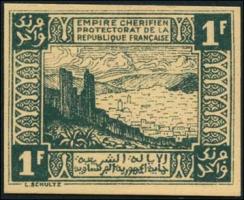 Marokko / Morocco P.42 1 Franc 1944 (1) 