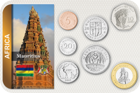 Kursmünzensatz Mauritius 