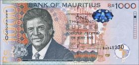 Mauritius P.63a 1000 Rupien 2010 (1) 