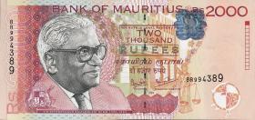 Mauritius P.55a 2000 Rupien 1999 (1) 