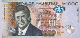 Mauritius P.63c 1000 Rupien 2016 (1) 
