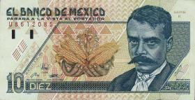 Mexiko / Mexico P.099 10 Nuevos Pesos 1992 (1) 