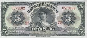 Mexiko / Mexico P.060h 5 Pesos 1963 (1) 