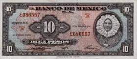 Mexiko / Mexico P.058h 10 Pesos 1961 (1) 