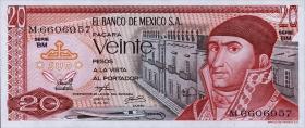 Mexiko / Mexico P.064b 20 Pesos 1973 (1) 
