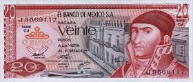 Mexiko / Mexico P.064c 20 Pesos 1976 (1) 