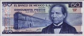 Mexiko / Mexico P.067b 50 Pesos 1979 (1) 