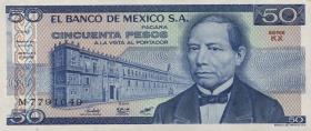 Mexiko / Mexico P.073 50 Pesos 1981 (1) 