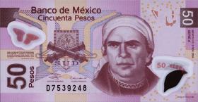 Mexiko / Mexico P.123a 50 Pesos 2004 Polymer (1) 
