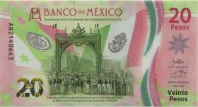 Mexiko / Mexico P.neu 20 Pesos 2021 Polymer (1) U.1 