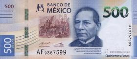 Mexiko / Mexico P.136 500 Pesos 2017 Gedenkbanknote (1) 