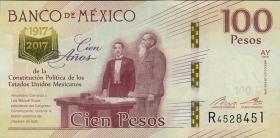 Mexiko / Mexico P.130 100 Pesos 2016 Gedenkbanknote (1) 