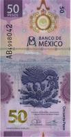 Mexiko / Mexico P.Neu 50 Pesos 2021 Polymer U.1 (1) 