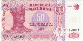 Moldawien / Moldova P.14c 50 Lei 2005 (1) 