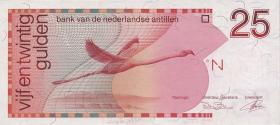 Niederl. Antillen / Netherlands Antilles P.24b 25 Gulden 1990 