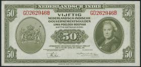 Ndl. Indien / Netherlands Indies P.116 50 Gulden 1943 (2) 