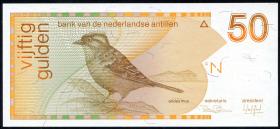 Niederl. Antillen / Netherlands Antilles P.25a 50 Gulden 1986 (1) 
