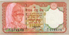 Nepal P.38b 20 Rupien (1988-) (1) 