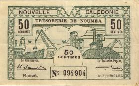 Neu Kaledonien / New Caledonia P.51 50 Centimes 1942 (2) 