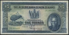 Neuseeland / New Zealand P.156 5 Pounds 1934 (3) 