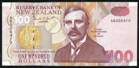 Neuseeland / New Zealand P.181 100 Dollars (1992) AB 000410 (1) 