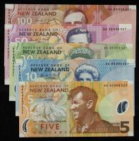 Neuseeland / New Zealand P.185/189a 5 - 100 Dollars (19)99 Polymer (1) 