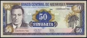 Nicaragua P.183 50 Cordobas 1990 (1) 