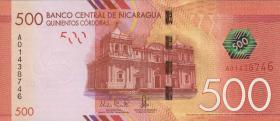 Nicaragua P.214 500 Cordobas 2014 (1) 