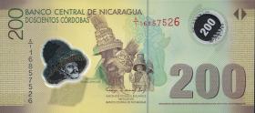 Nicaragua P.205b 200 Cordobas 2007 (2012) (1) 