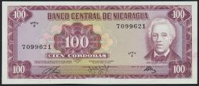 Nicaragua P.126 100 Cordobas 1972 (1) 