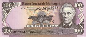 Nicaragua P.137 100 Cordobas 1979 (1) 